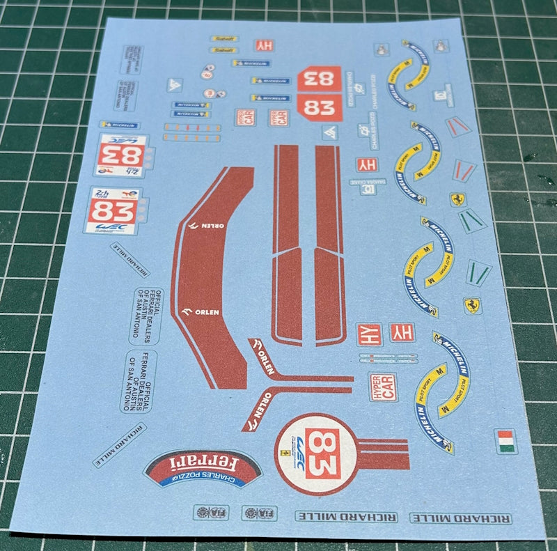 DECALS 499P Modificata EVO (2025 LEMANS WINNER)