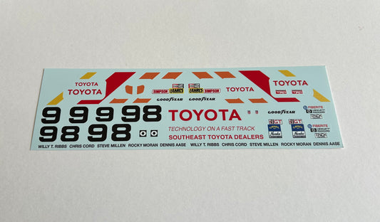 DECALS CELICA TURBO IMSA-GTO