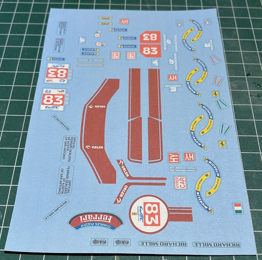DECALS 499P Modificata EVO (2025 LEMANS WINNER)