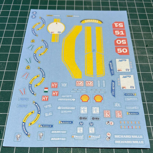 DECALS 499P Modificata EVO (2025 LEMANS 50+51)