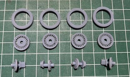 NARDI BISILURO STATIC WHEELS KIT
