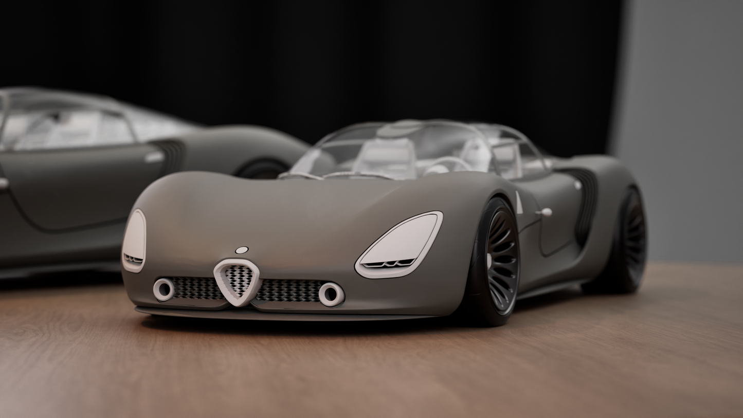 STRADALE 33 VISIONE STATIC MODEL KIT