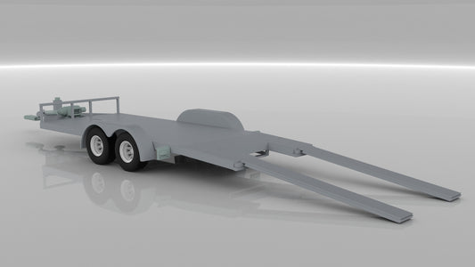 7000lb. 2 AXLE CAR TRAILER