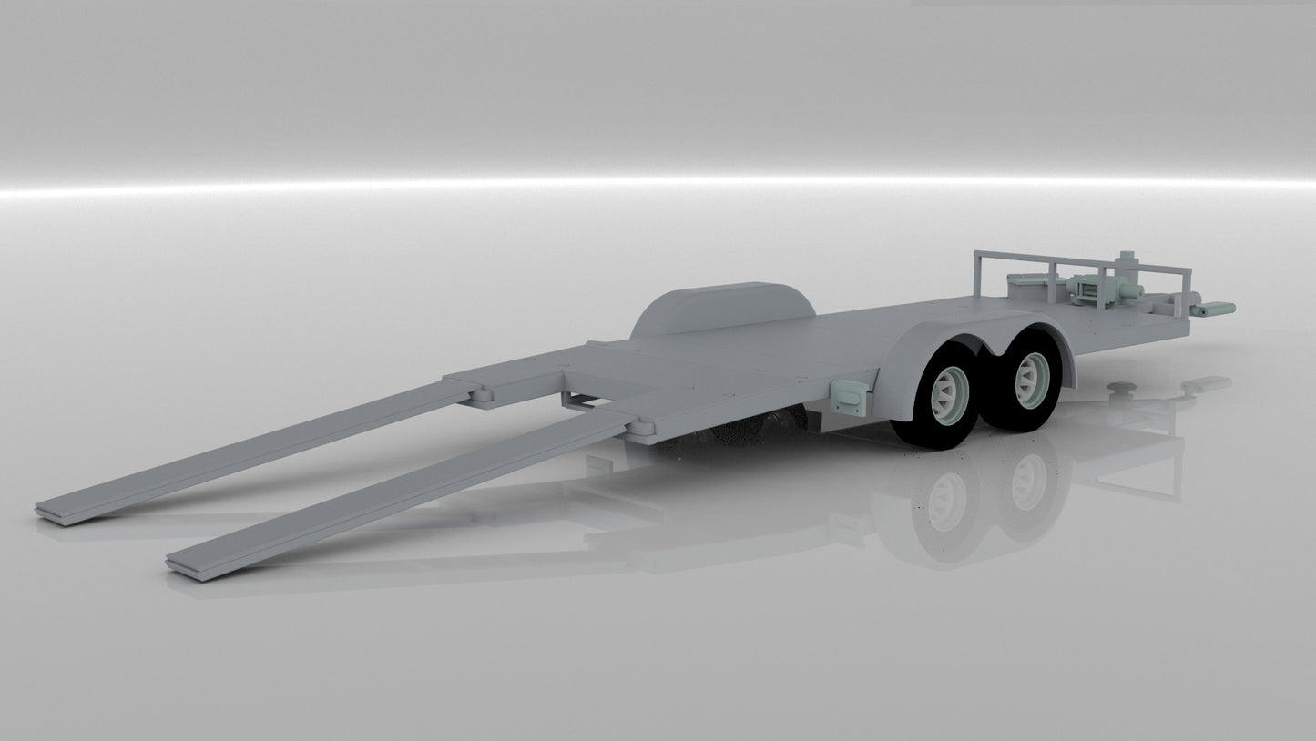 7000lb. 2 AXLE CAR TRAILER